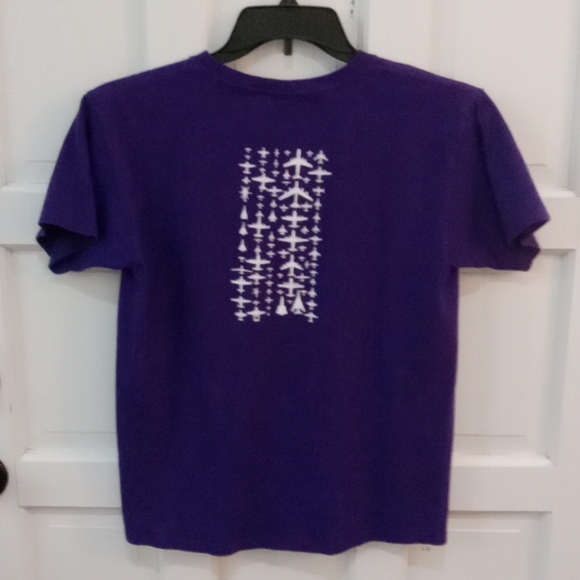 Purple Museum of Aviation T-shirt - Picture 3 of 8
